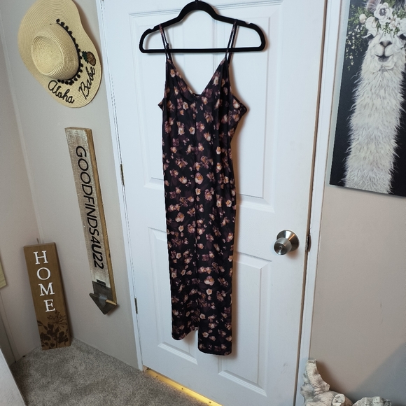 A new day Floral print midi slip dress size XS Spaghetti Strap - Picture 3 of 10
